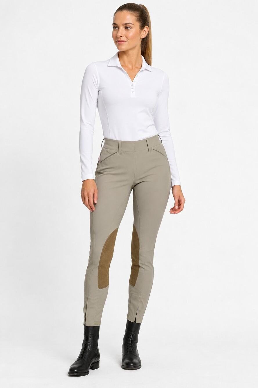 The Tailored Sportsman English Riding Tan Breech Pants NWT 26R US 2 Low Rise